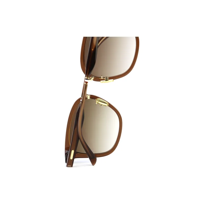 JIANGDAREN Plate Frame Square Sunglasses Unisex-4