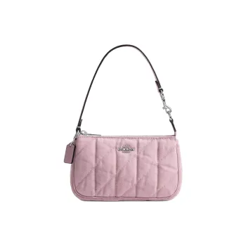 COACH Nolita Denim Handbag Trumpets Women's Carnation Pink