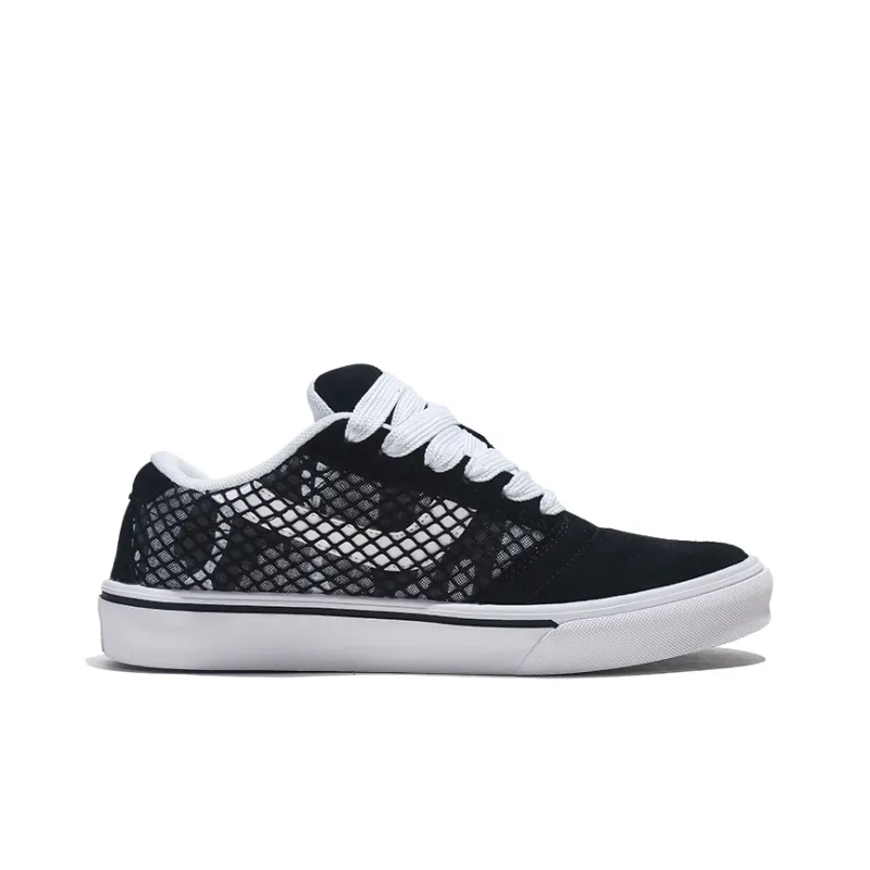 Jifffly Abrasion Resistant Balance Lightweight High Top Skateboard Shoes Unisex Black-2