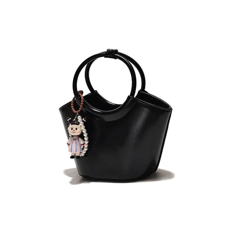 Vigno Synthetic Leather One Shoulder Handbag Women's White/Red/Sambal Color/Black-21