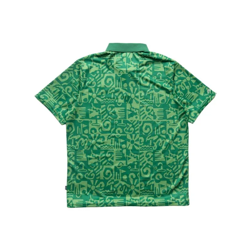 Malbon Golf Polo Shirt Men's Green-1