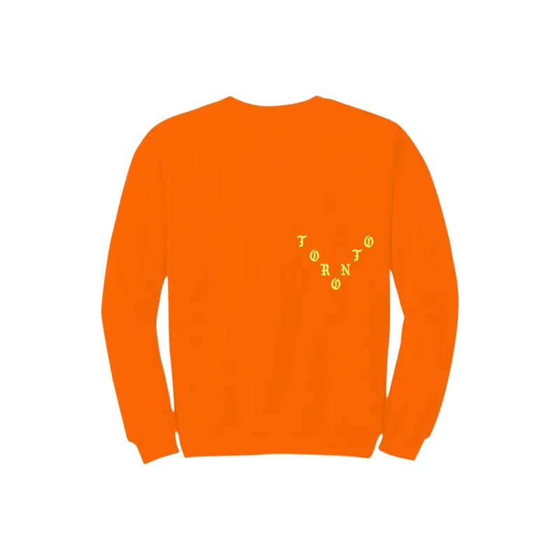 Kanye West Sweatshirt Men's Orange-0
