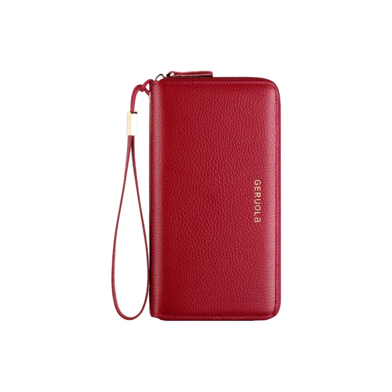 Gorora Top Grain Cow Leather Wallet Women's Multicolor-0