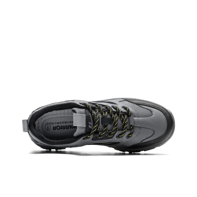 WARRIOR Hiking / Trekking Shoes Men Low Top Black, Yellow-2
