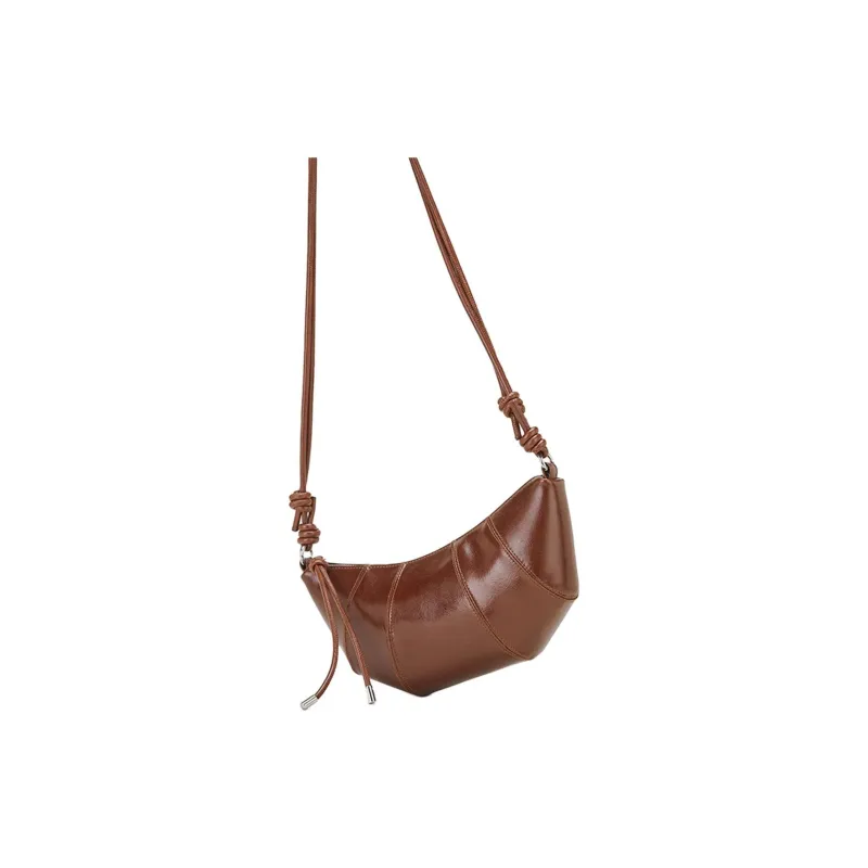ROBERTA DI CAMERINO Cow Leather Shoulder Bag Regular Women's Coffee/Black-2