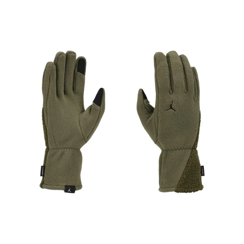 Nike Polyester Knit Gloves Men's Green-0