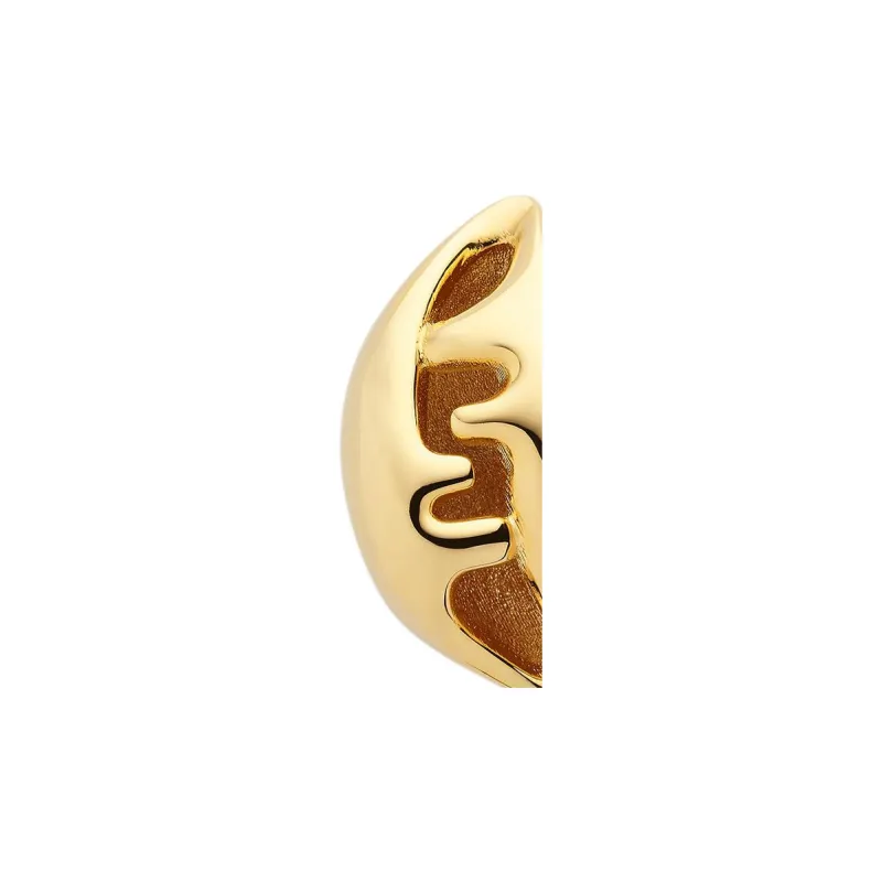 FENDI Brass Earrings Women's Gold-2
