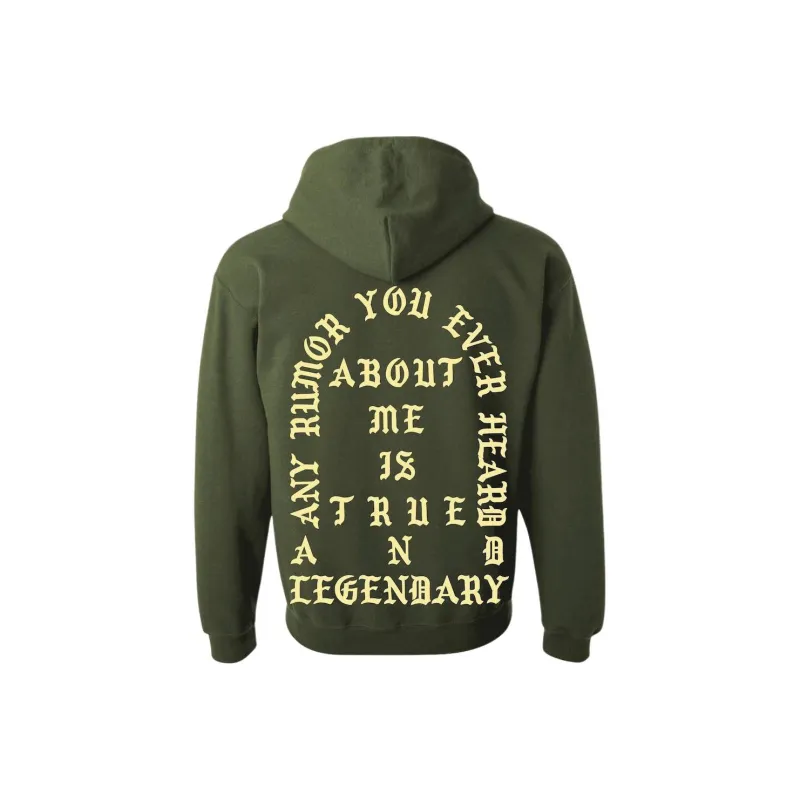 Kanye West Sweatshirt Men's Army Green-1