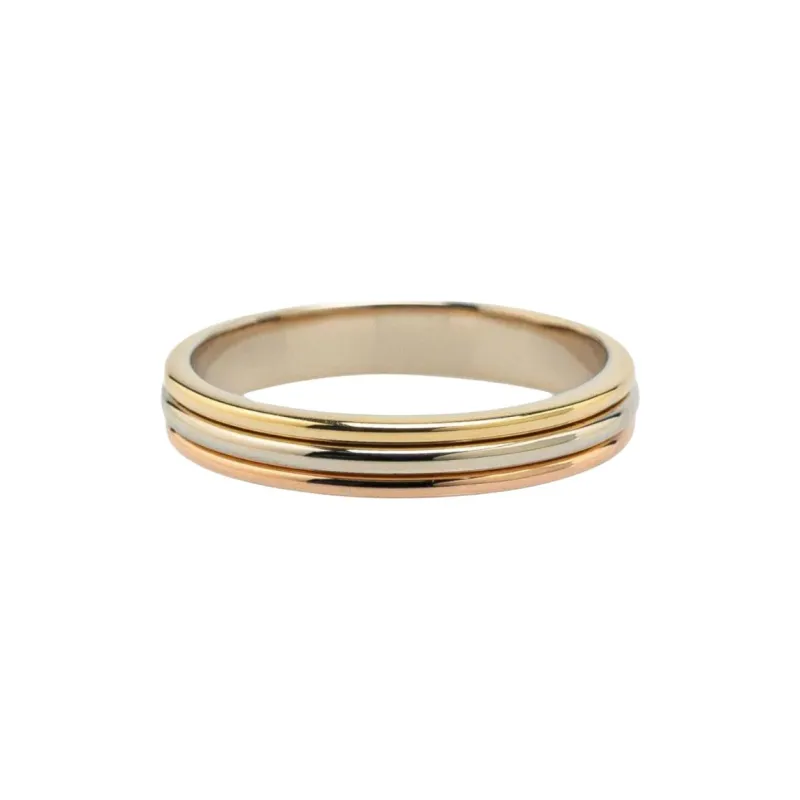 Cartier 2010s 18K Gold Vendome Ring-0