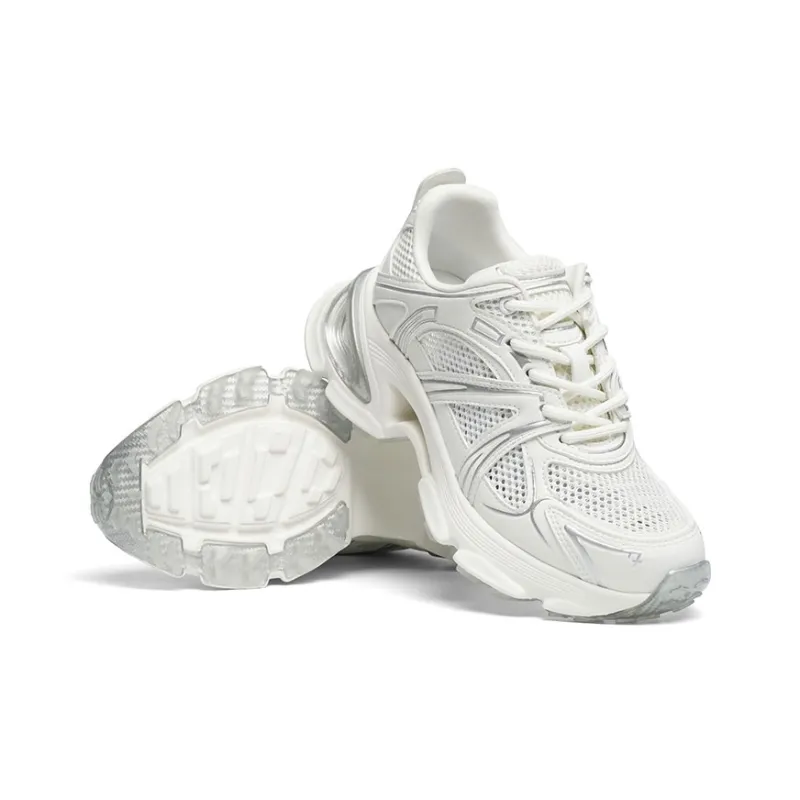 RED DRAGONFLY Height Increasing Abrasion Resistant Slip Resistant Low Top Chunky Sneakers Women's-5