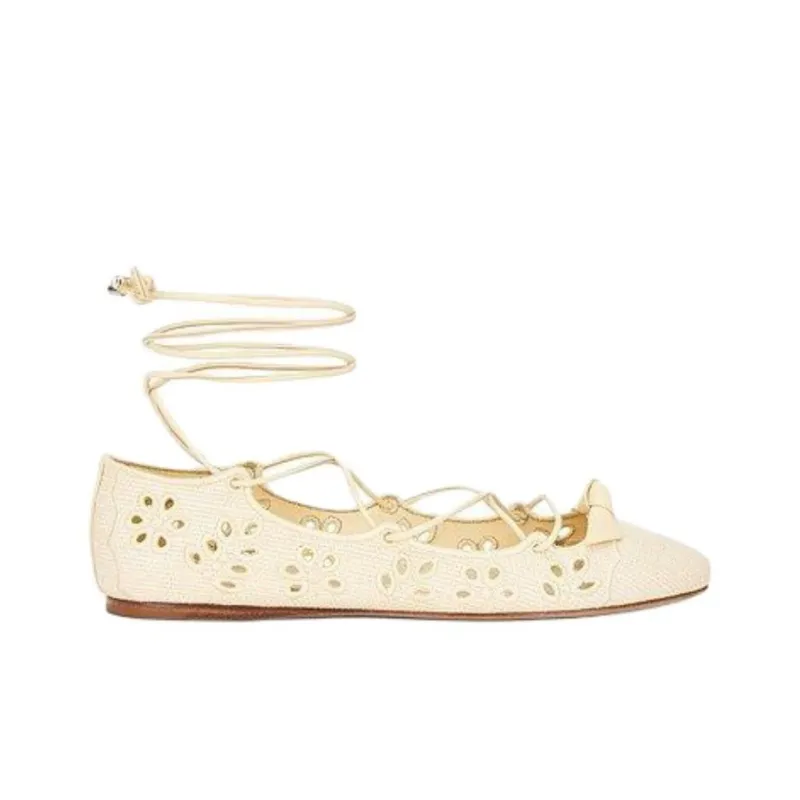Alexandre Birman Clarita Casual Single Shoes Women's Cream-1