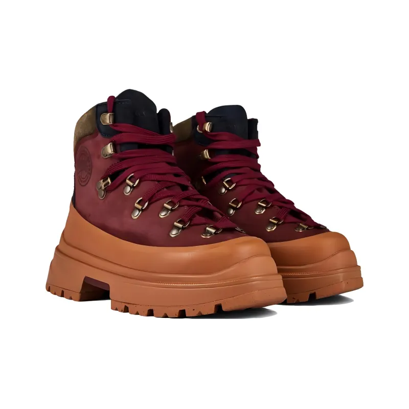 Canada Goose Journey Ankle Boots Women's Red Brown-2