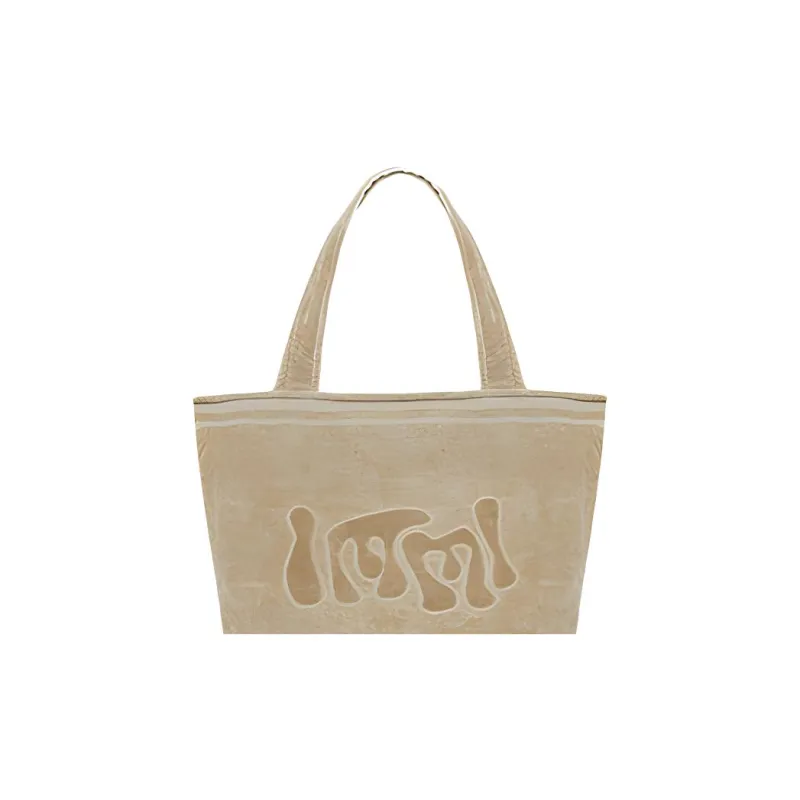 IMMI Cotton Tote Bag Shopping Bag Shoulder Bag Handbag Regular Women's Ecru/Light Beige-3