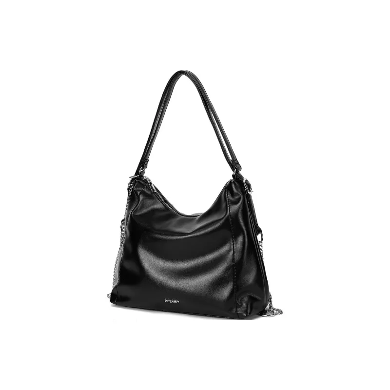 JOSINY PU Backpack Shoulder Bag Regular Women's Mousse Black-2