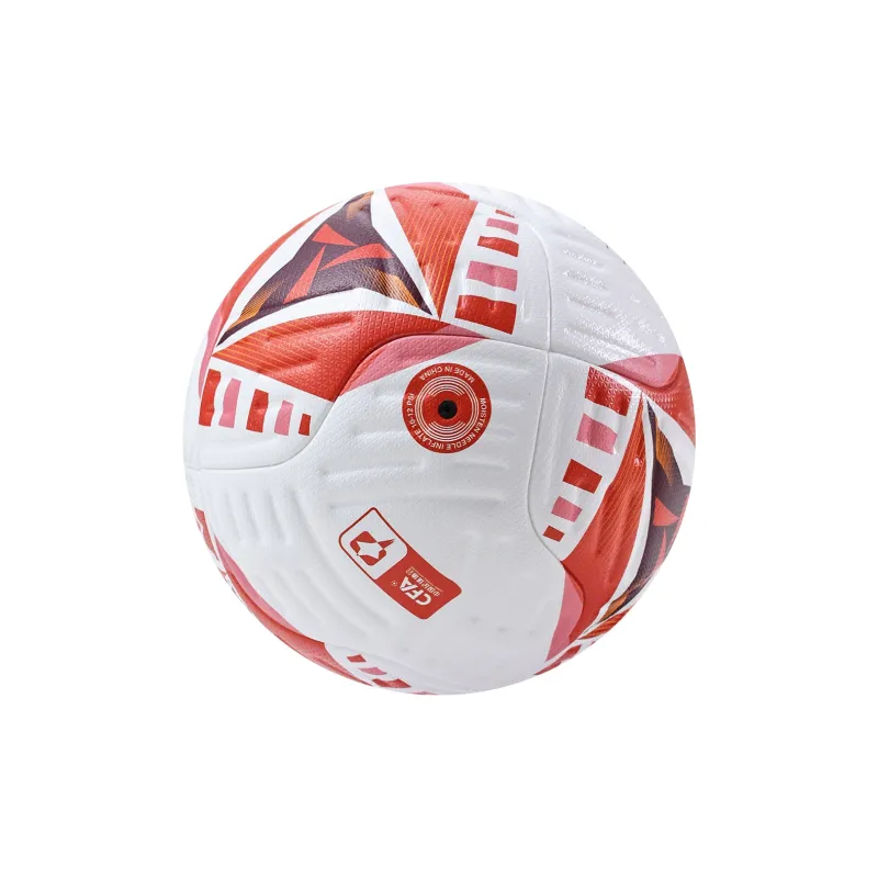 KELME Size 5 Ball Soccer PU Unisex White Red-3