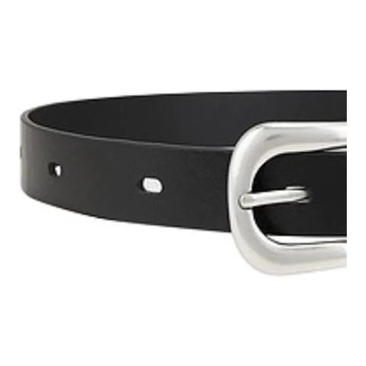 RAG&BONE Leather Belts Unisex Black Width 2.5CM-1