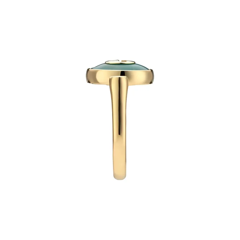 GUCCI 18K Gold, Diamond Rings Unisex Gold-3