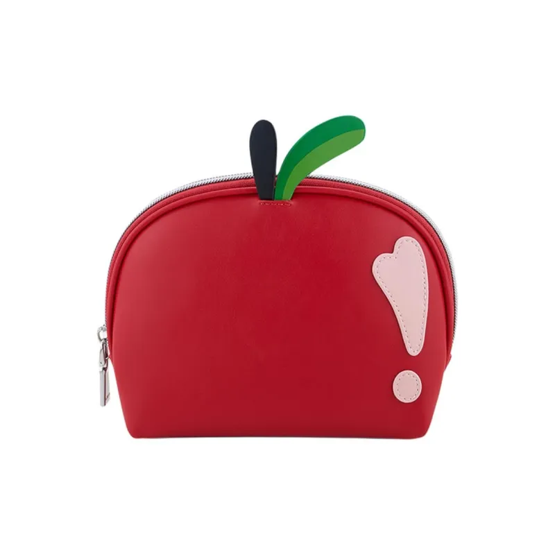 AJIDOU Artificial Leather Storage Bag Women's Red-0
