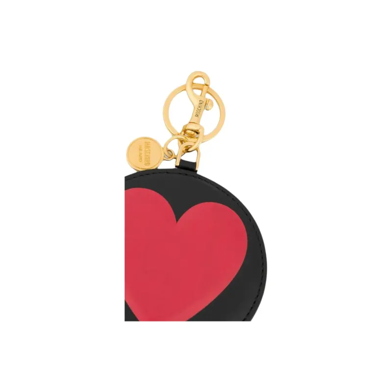 MOSCHINO Heart print Keyring-2