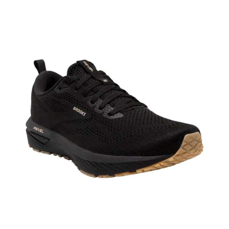 Brooks Revel 6 Abrasion Resistant Low Top Casual Running Shoes Women's Black-2