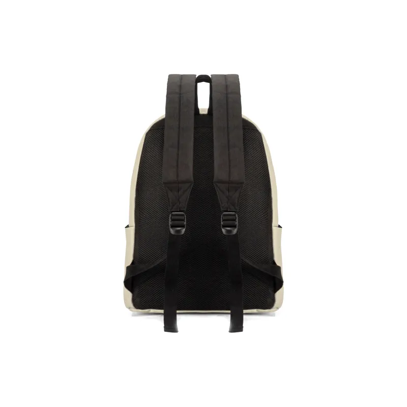 Soundbyte Polyester Backpack Unisex Ecru-2
