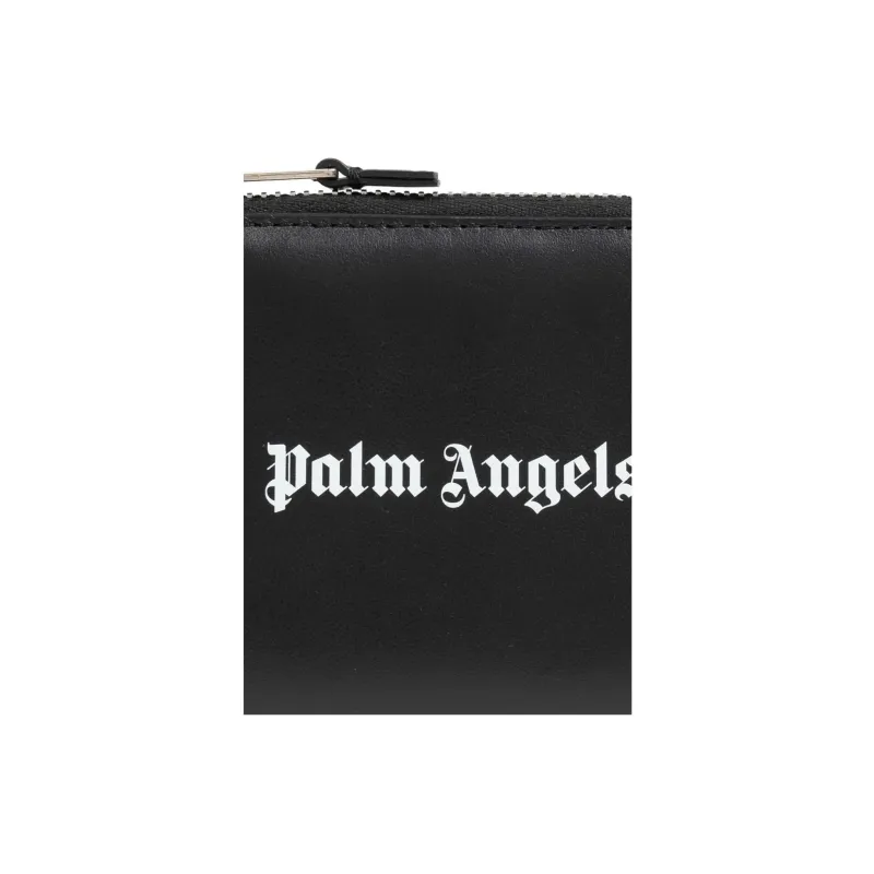 PALM ANGELS Logo Printed Zipped Wallet-4