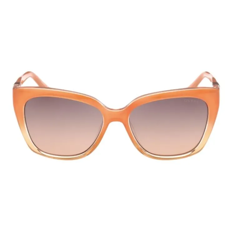 GUESS Injection Cat Eye Sunglasses Women's Orange-1