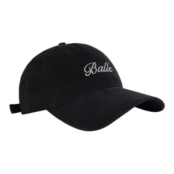FREE RABBITⅡ Korean Style Fashion Versatile Letter Embroidery Baseball Caps Unisex-7