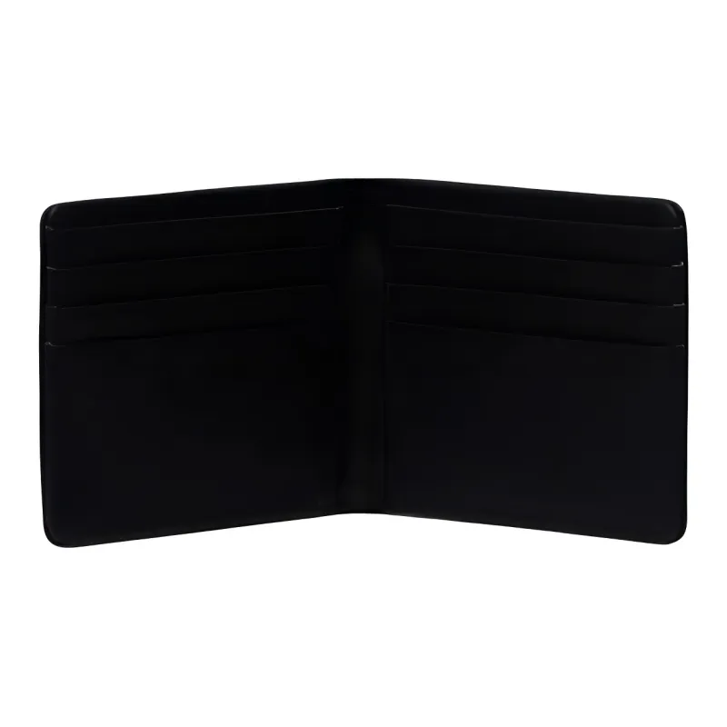 Herschel Litchi Grain Vegan Leather Wallet Unisex Black-2