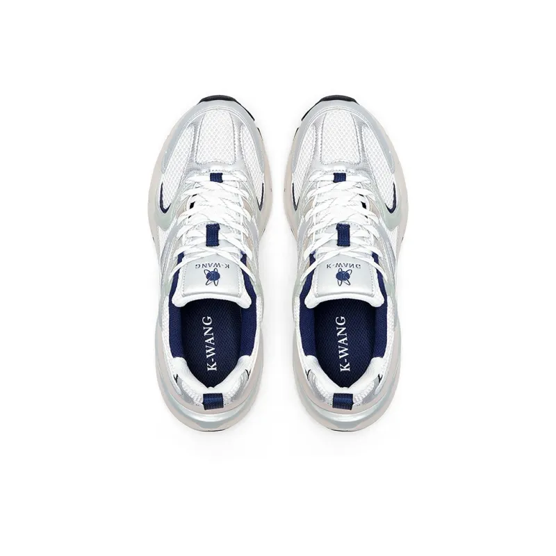 K WANG Wear resistant, Lightweight, Breathable, And Non slip. Low Top Couple's Chunky Sneakers Unisex-5