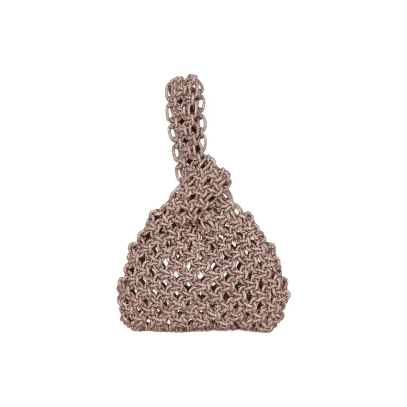 HIBOURAMA Resin Handbag Women's Rose Gold-0