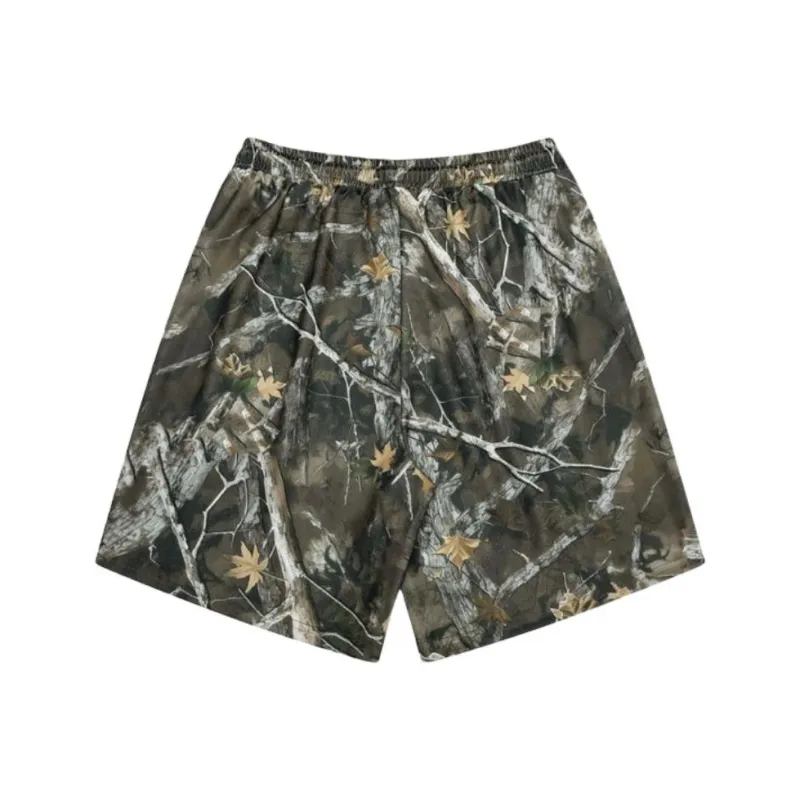 WOSAWE Sports Shorts Unisex Maple Leaf Green-1