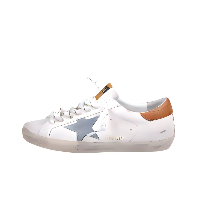 Golden Goose Low Top Skateboard Shoes Men's White-0