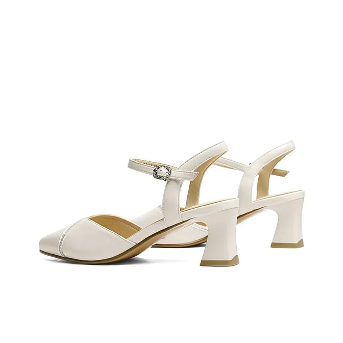 RED DRAGONFLY Chunky Heel High Heel 6.2CM-3