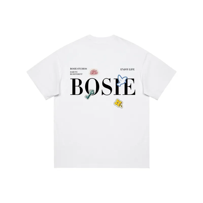 Bosieagender Short Sleeved T Shirts Unisex-2