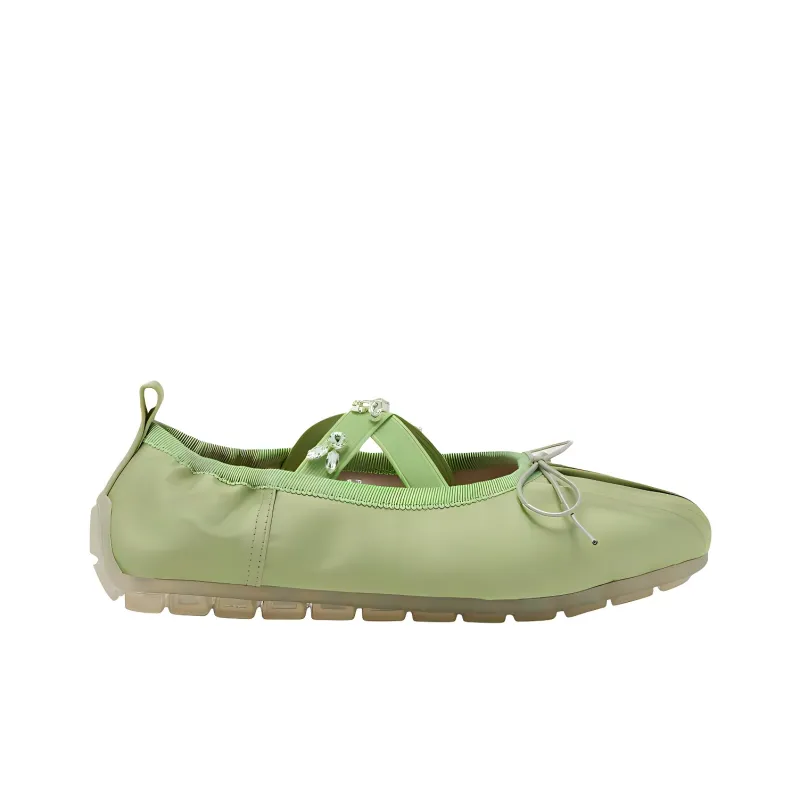 SIMONE ROCHA Ballerina Grip Casual Single Shoes Women's Green-1