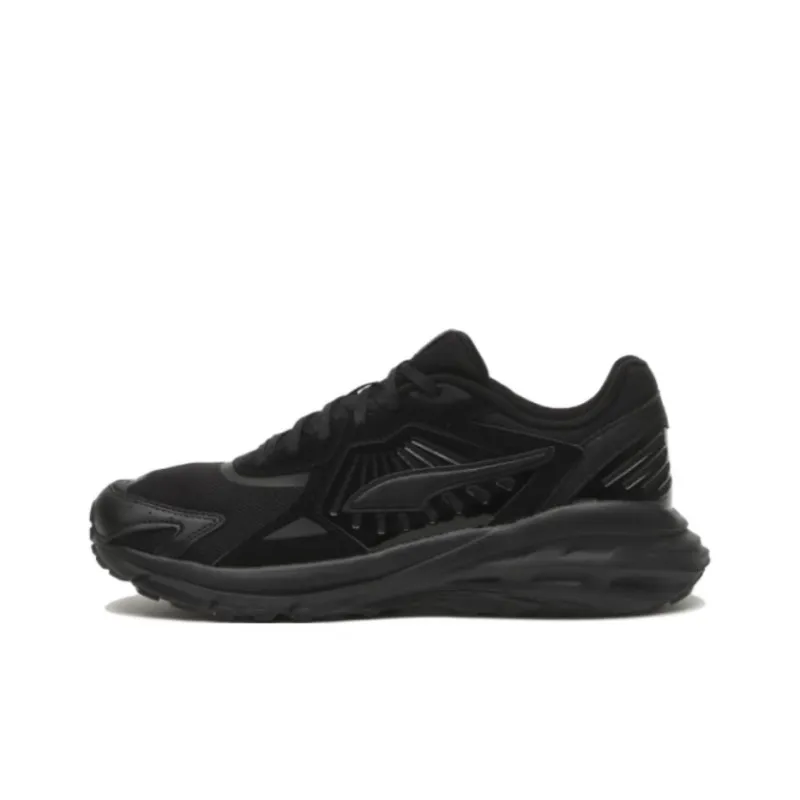 PUMA Hypnotic Anti Slip Wear Resistant Low Top Casual Shoes Unisex Black-0