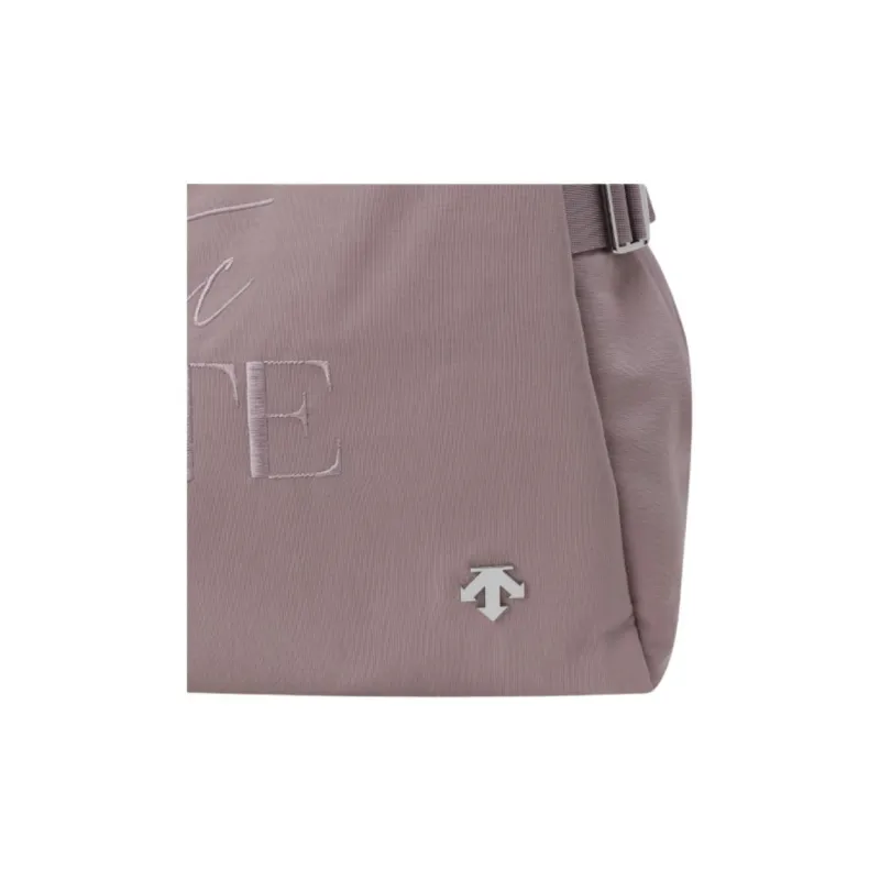 DESCENTE Nylon Handbag, Shoulder Bag Large Size Women's Pink Purple-6