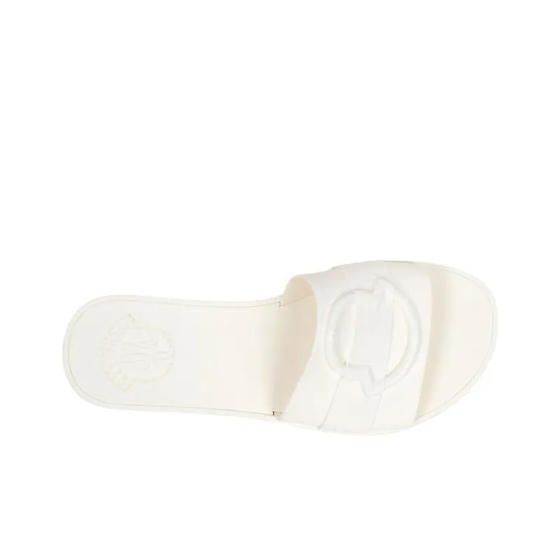 Moncler Slide Slippers Women's White-2