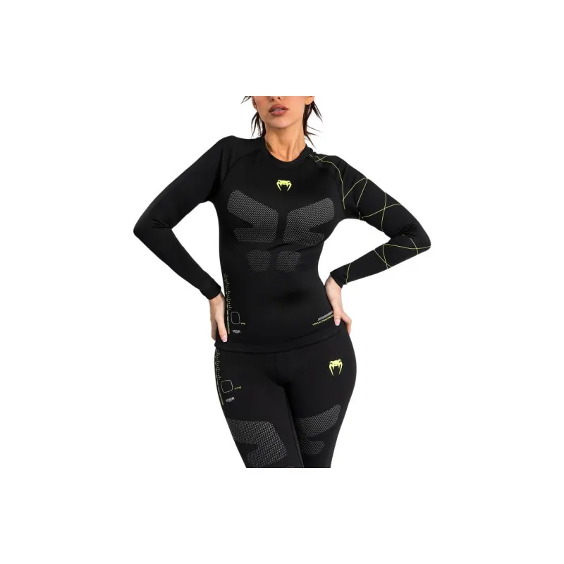 VENUM T Shirts Women's Black/Neon Green-0