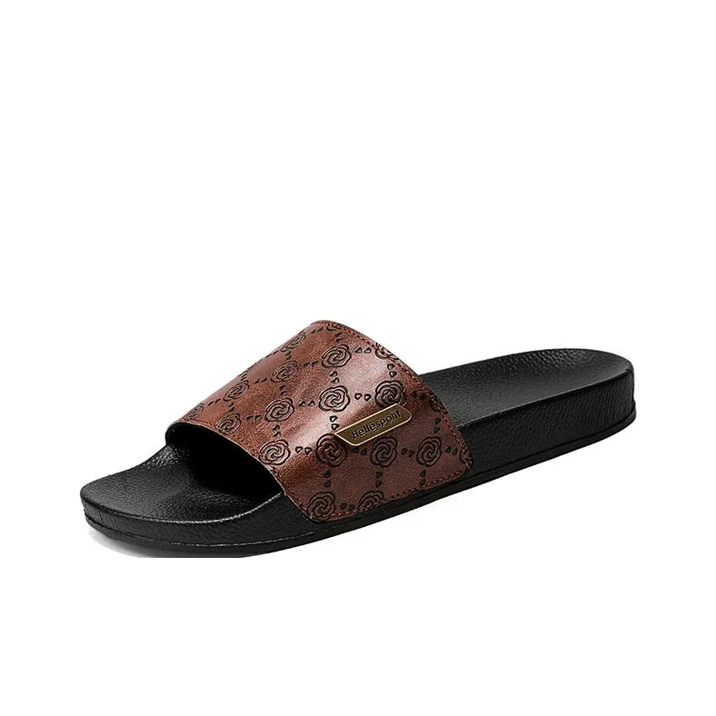 CHAOPAISHA Slip Resistant Abrasion Resistant Slide Slippers Men's-2