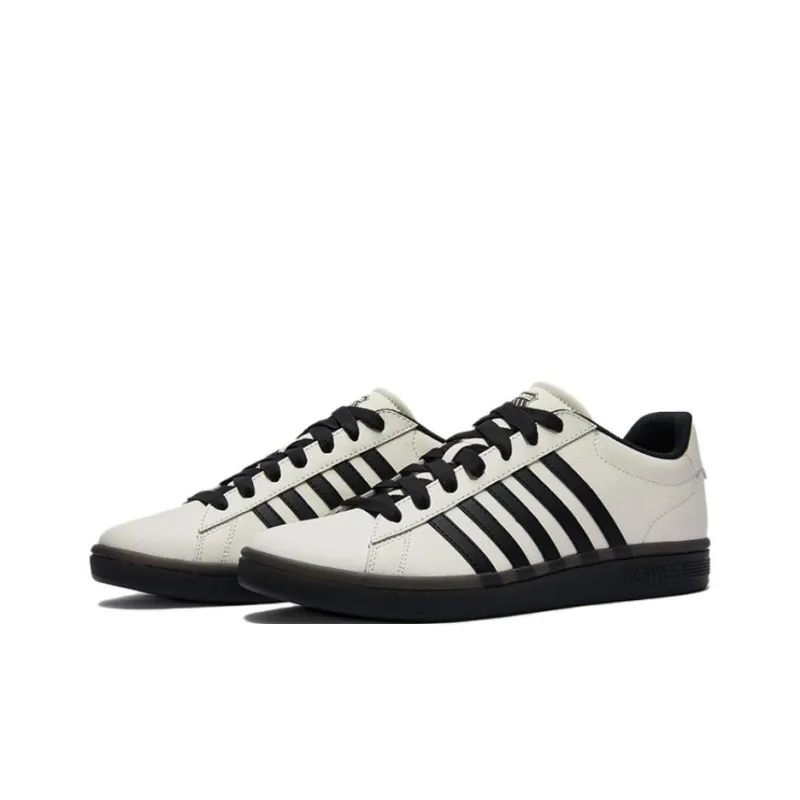 KSWISS Low Top Running Shoes Men's White Black-1