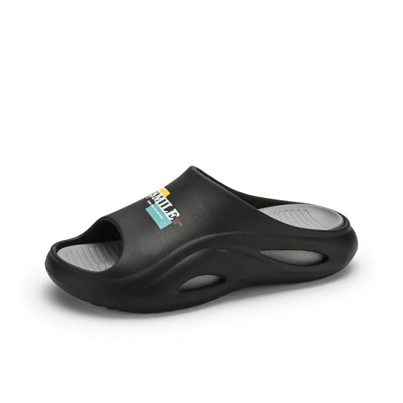 Colorful Creations EVA Slip Resistant Abrasion Resistant Quiet Slide Slippers Men's-2