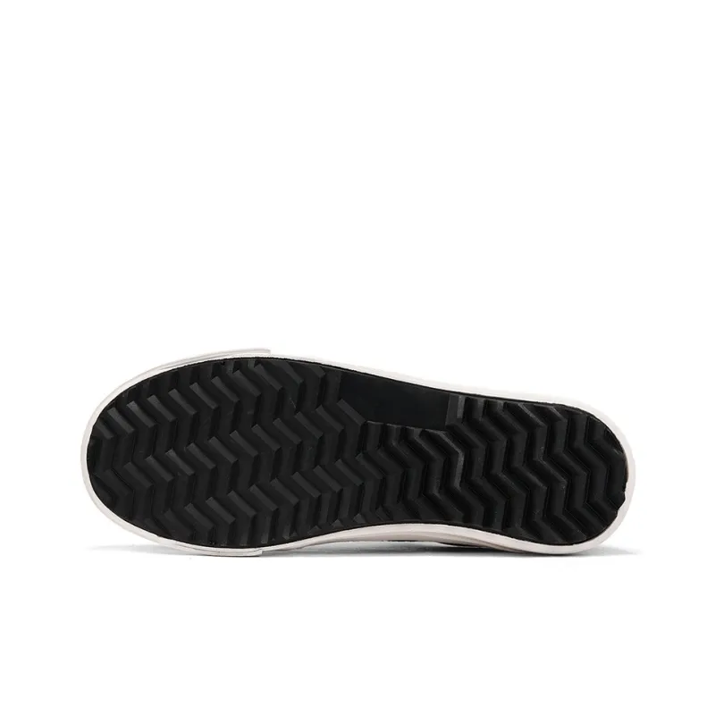 Warrior Low Top Canvas Shoes Men's Black/Beige-6