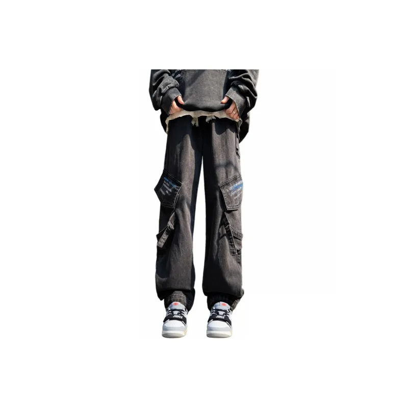 Qnxeey Jeans Unisex-1