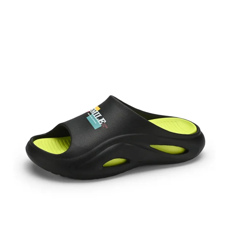 Colorful Creations EVA Slip Resistant Abrasion Resistant Quiet Slide Slippers Men's-8