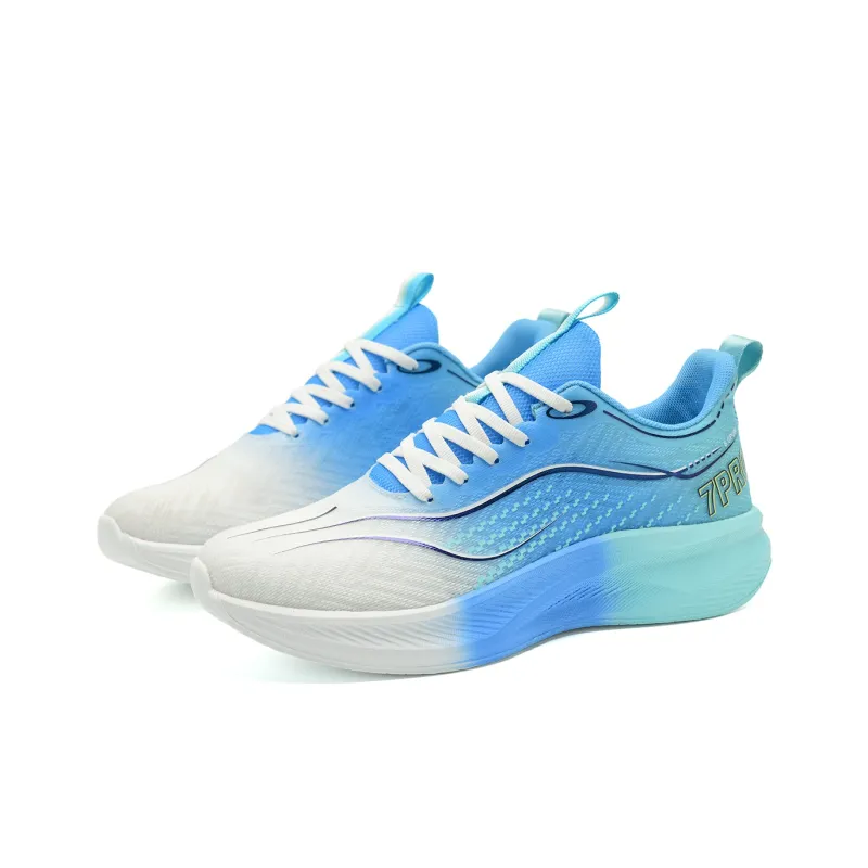 7 SEVFUN Running Shoes Unisex Low Top White/Pink/Green-14