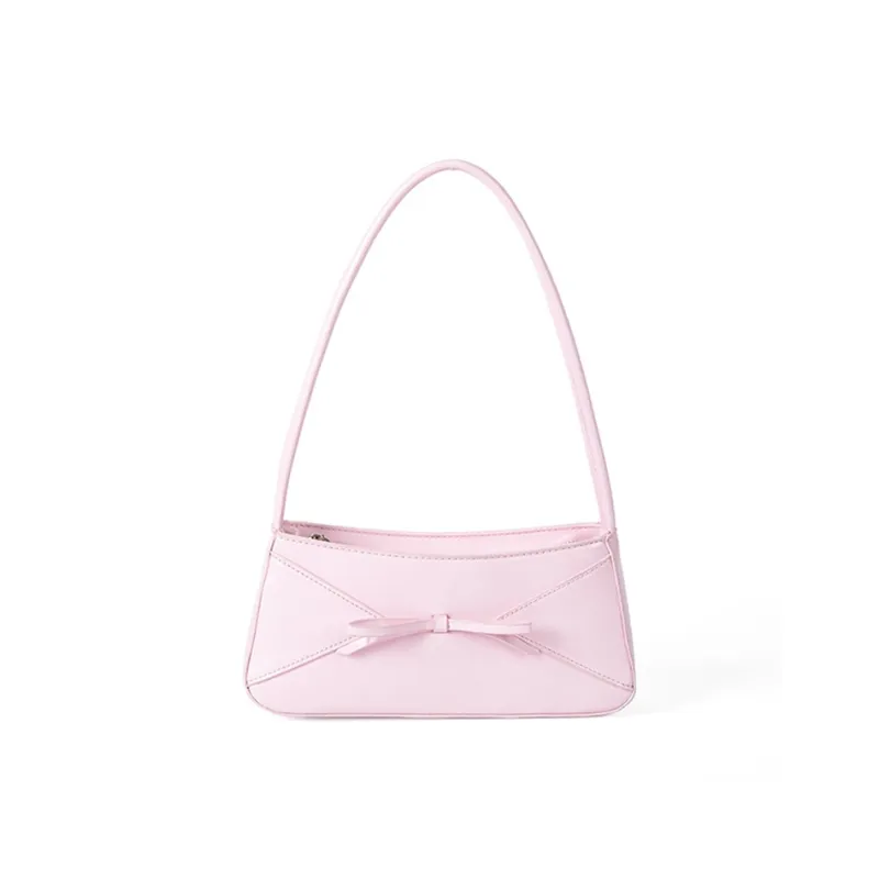 HAWA PU Shoulder Bag Women's White/Black/Red-4