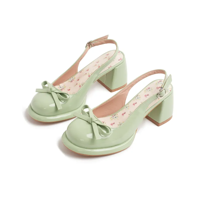 NUNZ Chunky Heel High Heels Women's-23