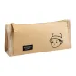 Canvas Triangle Pen Pouch[Brown]